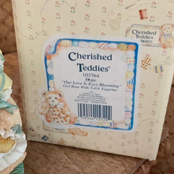 Cherished Teddies, HOPE, Our Love is Ever Blooming, In Spring Dress & Bonnet - Picture 3 of 8